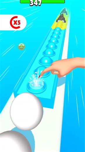 Low To Fast Happy Pop Run Level 347 #funnygameplay #viralgames #games #ytshorts