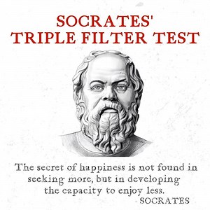 8.3K views · 74 reactions | The Triple-Filter Test | The Minds Journal | Facebook