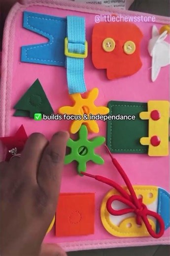 Montessori Busy Board for Toddlers | Screen-Free Learning & Fun