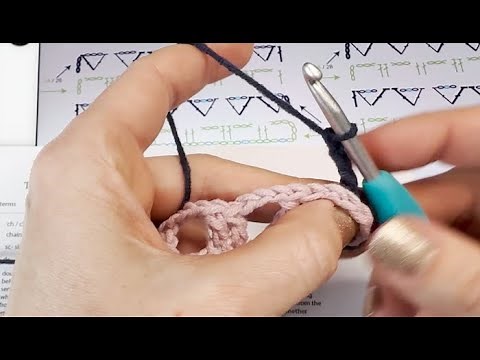 Interlocking Crochet: Rhombus Pattern & Chart Guide