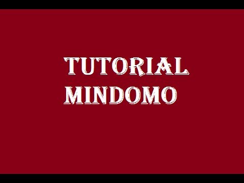 Tutorial pasos básicos mindomo