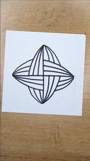 تعلم كيفية رسم زخرفة بالخطوط #dibujo