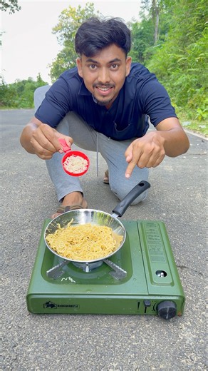 Portable Camping stove Unboxing and Cooking Abar Dhako😱