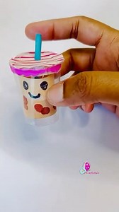 DIY Boba Tea Paper Craft 🧋 | Easy & Cute Tutorial #shorts #diy #boba #crafts