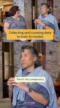 Collecting and curating data to train AI models