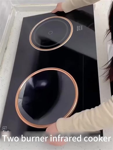 Two burner Infrared Cooker. Do you know the difference between an induction cooker and an Infrared Cooker? #foryou #fyp ##induction #Infrared#Inductioncooker#Infraredcooker#inductionhob #factory#cooking #kitchenappliances #supplier #manufacturer #brand#inductioncooktop #cooktop#cooking #food #ceramiccooker