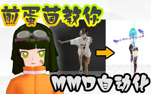 【教程】煎蛋菌教你MMD自动化【图像识别动捕】