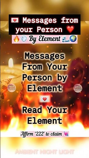 💌 MESSAGES FROM YOUR PERSON ❤️‍🔥 72-Hour No Contact Energy (Read Your Element) 🔥💨🌱🌊