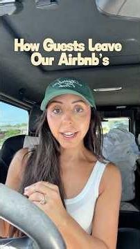 Come see what we walk into when guests check out! #airbnb #airbnbhost #airbnbcleaning