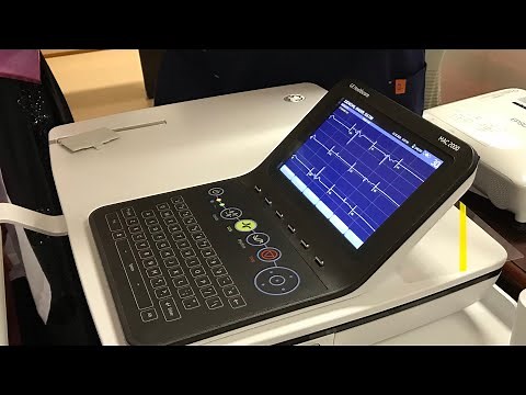 How to operate the GE ECG machine (MUSE)