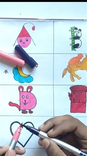 Day210{Colour mixing 💜🩷 Art }#shorts