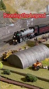 Running the Legend #live #train #trainminiature #modelrailroad #modeltrains#modelrailway #livestream