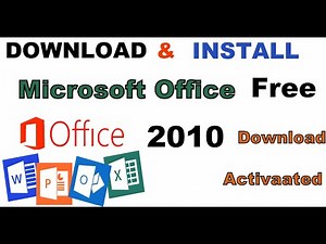 How to Download and Install MS Office 2010,7,13,16,19,20 Full Version Word Excel Power Point
