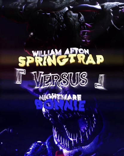 Springtrap vs Nightmare Bonnie #vsedit #vsbattle #williamafton #springtrap #fnaf3 #fnaf4 #nightmarebonnie #bonniefnaf