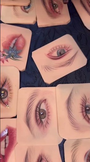 Microblading Practice on Synthetic Skin | Brow Stroke Control & PMU Training #microbladingpractice