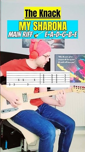 The Knack - My Sharona (Main Riff) Guitar Lesson | Tab | Tutorial #guitar #tutorial