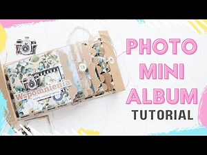 Waterfall mini album - tutorial