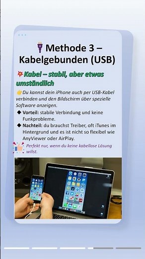 So siehst du deinen iPhone-Bildschirm endlich am PC!#iphone #pc #anzeigen #method #tips