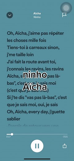 #aïcha #ninho #music #spotify