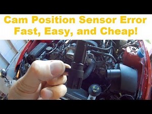 How to replace a Cam Position Sensor Error Code P0349 P0345