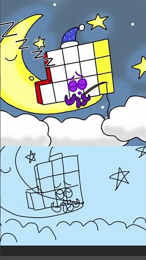 Sweet Dreams, Numberblocks 13 | A Relaxing Nighttime Song 🌟😴 #fanmade #numberblocks