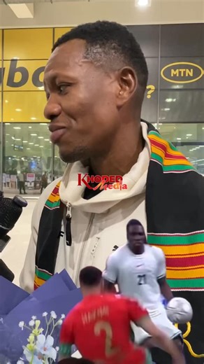 Referee Daniel Nii Ayi Laryea explained his decision on why he did not award a penalty for the Calvin Bassey handball incident inside the 18-yard box during the Morocco vs Nigeria @mazitundeednut @tenientertainer @odumodublvck @drpoundsofficial @daveplayblogger | Khoded Media