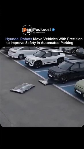 These Robots Can Move Entire Cars Without a Driver! #autonomousdriving #AI #robot #technology