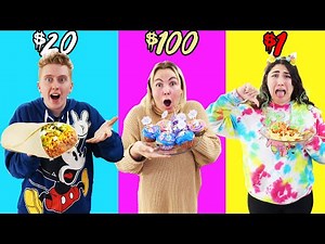 $1 vs $500 COOKING challenge!