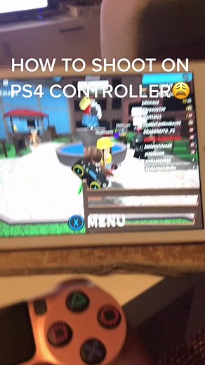 How to Shoot on PS4 Controller in Roblox Murder Mystery 2