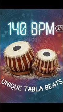 Unique 3/4 Tabla Groove | Classical Fusion Tabla Loop | Short Beat #indianclassicalmusic