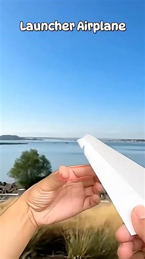 Rubber Band Launch Paper Plane ✈️ 🤯Easy Airplane Tutorial, Best Flying Airplane #shorts #craft