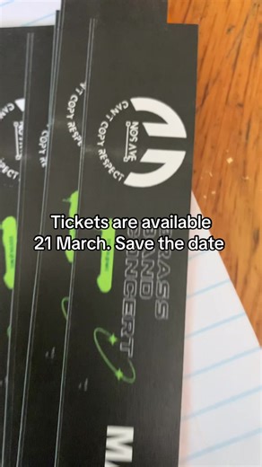 Brass Band Concert Tickets Available Now