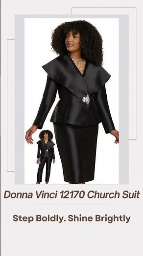 Black collection of church suits and dresses : Impeccable Design, Inspired by Faith.