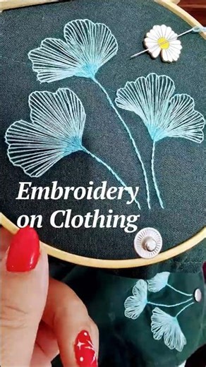 Turning a Plain Vest into Art | Blanket Stitch. #embroideryforbeginners