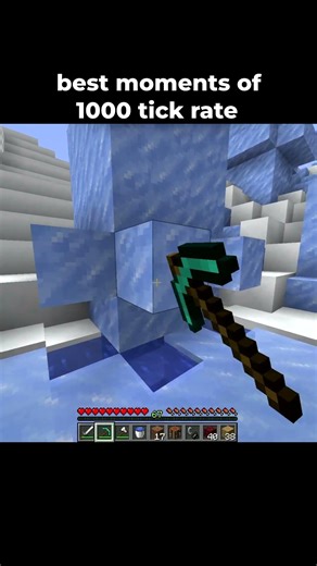 Minecraft 1000 Tick Rate Moment