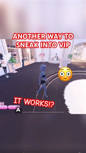 ANOTHER WAY TO SNEAK INTO VIP IN DTI!?😳🎀 #shorts #new