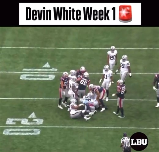 LB Devin White was all over the field on Sunday showing great instincts and tackling ability. | The Raiders Silver & Black