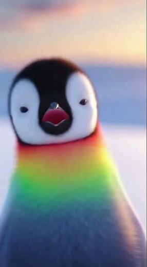 Baby Penguin Tries Sliding for the First Time ❄️ Making Progress Still Matters