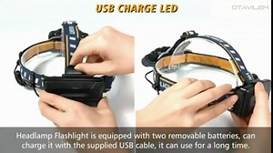 OTAVILEM Rechargeable Headlamp, 18000 High Lumen Head Lamp, 8 LED Super Bright Hands Free Flashlights with Red Light, Outdoors Gear for Camping, Hiking, Hard Hat, Road Trip, Hunting and More