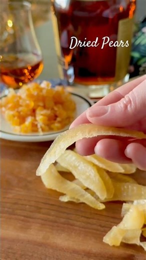 How to Make Dried Pears at Home | Simple & Natural #driedpears ##homemadesnack