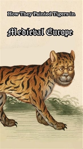 How they painted tiger in medieval