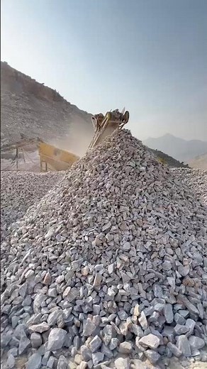MACHINE Makes STONE Parts From Marble Crush Plant