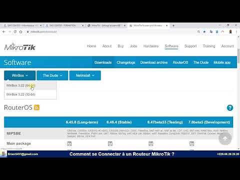 2- Comment se Connecter à un Routeur MikroTik - Formation MikroTik HOTSPOT