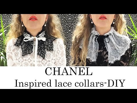 Detachable collar tutorial, Collar Sewing tutorial, Victorian style collar, Fashion diy, Anita Benko