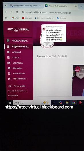 Cómo ingresar a clases virtuales en la UTEC el Salvador