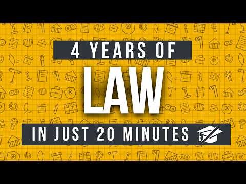 ALL OF LAW explained in 20 minutes