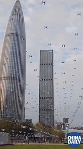 424K views · 1K shares | #ChinaStory Thousands of #drones hovering in the air look like a sci-fi movie scene! | Sci Hub China | Facebook