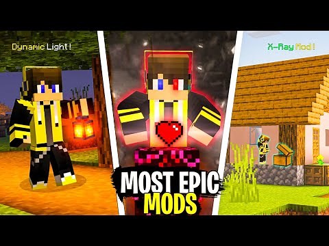 Top 5 MOST EPIC Mod for Minecraft PE 1.21 🔥
