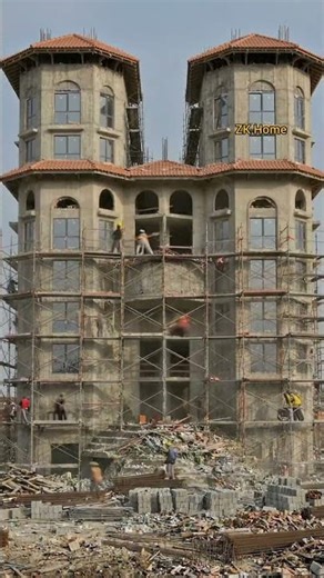 Two ordinary towers… turned into a surreal dream home 🤯🏡 #shorts #zk_home