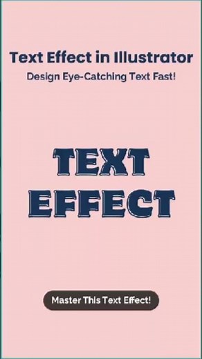 Create Stunning Text Effects in Adobe Illustrator #illustratortips #illustratortutorial